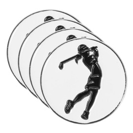 Gatuida 4pcs Magnetic Hat Clip for Golf Ball Marking with Metal Cap Clip for Travel Golf Accessories for Women Funny Ball Marker Hat Clip