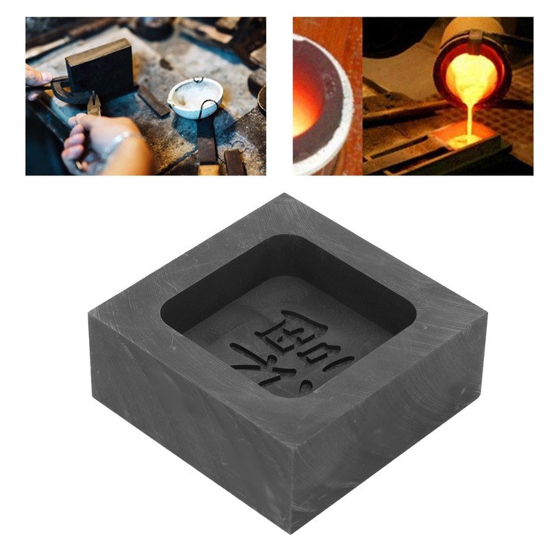 Graphite Casting Mold Thermal Stability Gold Silver Casting Ingot Mold