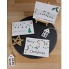 PapierFreunde 6 x Christmas Cards Folding Cards Set C6 Including