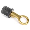 Boat Drain Plug, Brass Rubber Locking Screw for Boats Marine