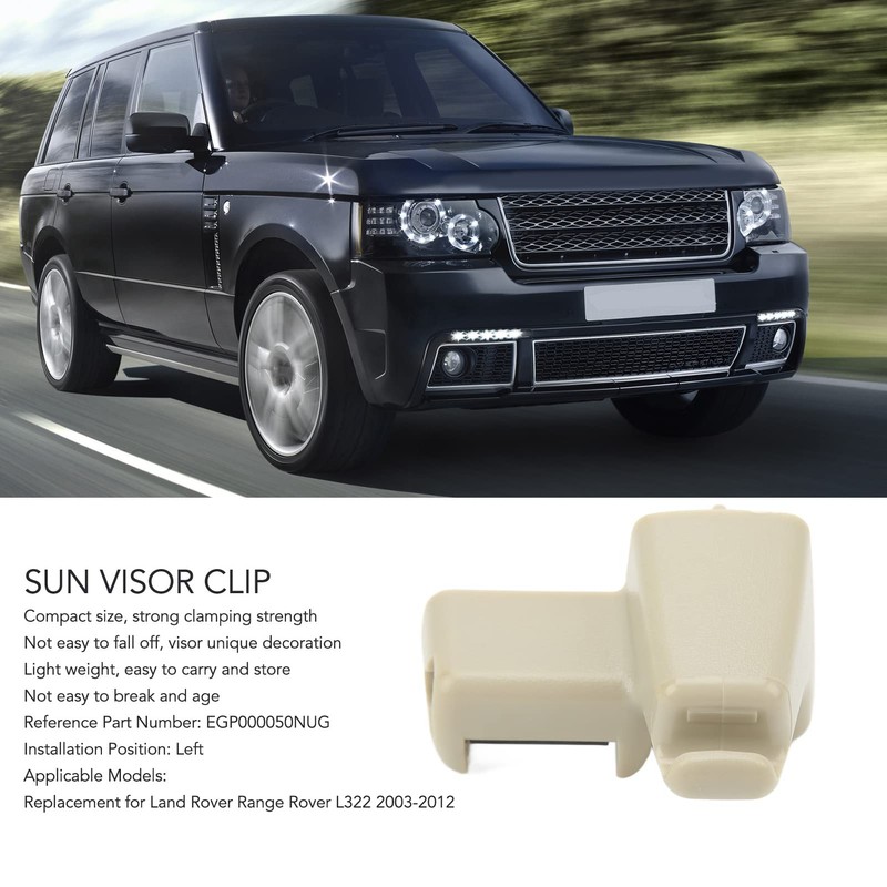 Left Sun Visor Clip, EGP000050NUG Car Interior Sun Visor Hook