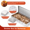 Smoker Box, Stainless Steel Smoker Box for Gas Grill, Charcoal