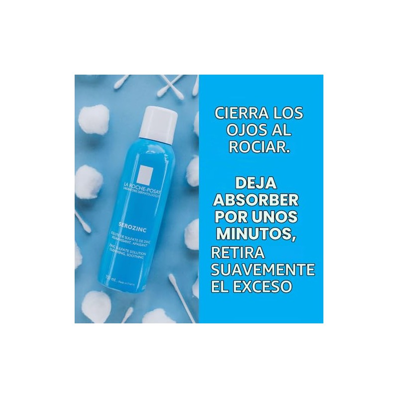 La Roche-Posay Serozinc Face Toner for Oily Skin with Zinc,