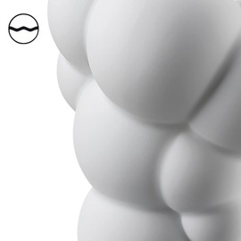 Skum White Matt Vase 10 cm