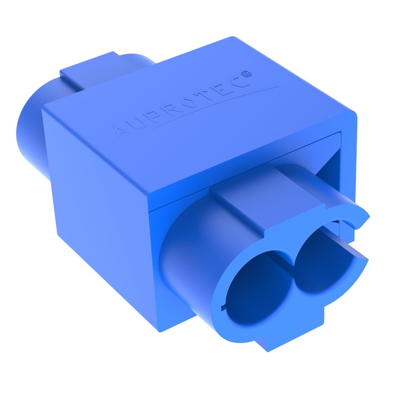 AUPROTEC 100 x Cable Junction Connectors 0.75-2.5 mm² Blue Tin-Plated
