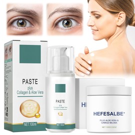 KERANEET 1 x Jasmine Ointment Eye Cream Eye Cream Eye Serum 1 x Yeast Ointment Moisturising Cream Yeast Cream for All Skin Types Women and Men