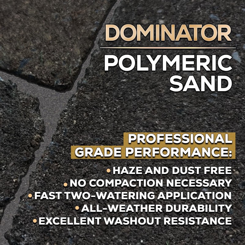 10 Pound Charcoal Gray DOMINATOR Polymeric Sand with Revolutionary Ceramic