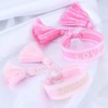 COTTVOTT 2pcs Woven Friendship Wrap Bracelet Lucky Knitted Word Braided