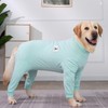 Axcimond Dog Bodysuit Post Surgery Dog Onesie with Zipper Full