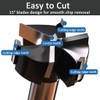 10PCS Forstner Drill Bit,Carbide Tipped Forstner Bit for Hard Wood,