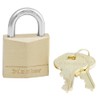 Master Lock 130D Solid Brass Padlock, 1-3/16-inch