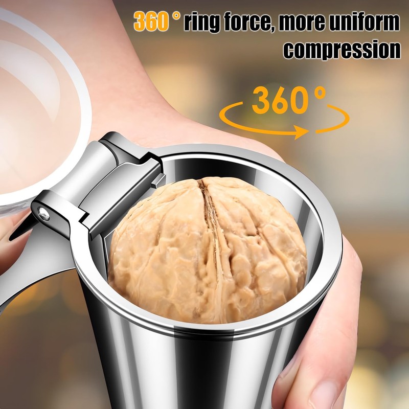 Drado Nutcracker, Zinc Alloy Nut Cracker Lever Principle, Small Force