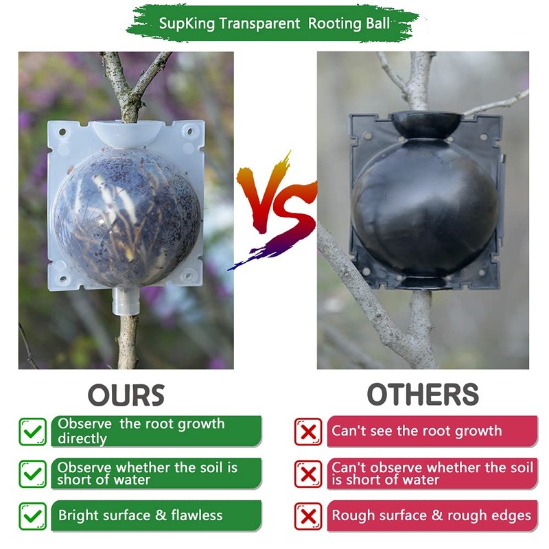 Plant Rooting Grow Propagation Ball,Air Layering kit,Assisted Cutting Rooting,Reusable Plant