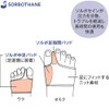 ソルボ外反母趾サポーター(スーパーメッシュ薄型)・Sサイズ(21.5~23.0cm)左足用 ベージュ