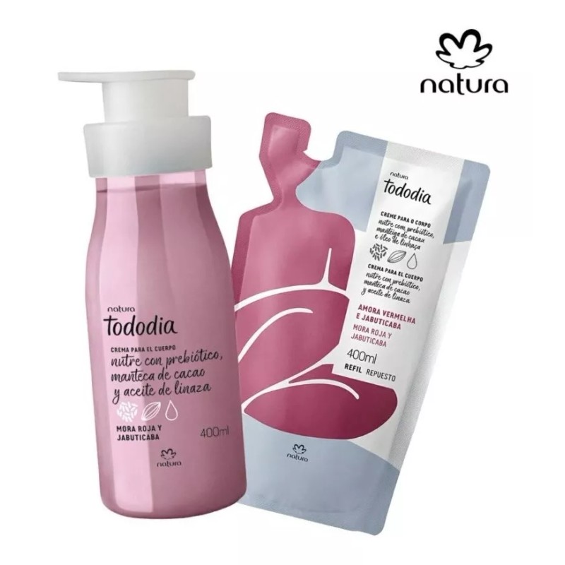 Natura Crema Para El Cuerpo Mora Roja Y Jabuticaba -