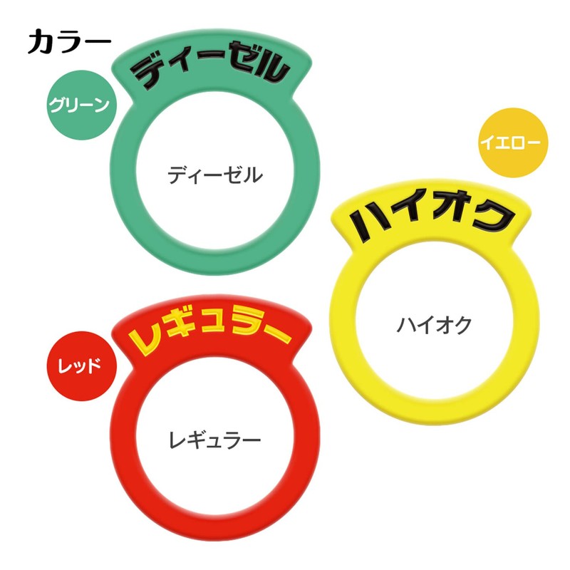 MAXWIN K-RG01-R Gasoline Cap Ring, Colorful Gasoline Tank Ring, Oil