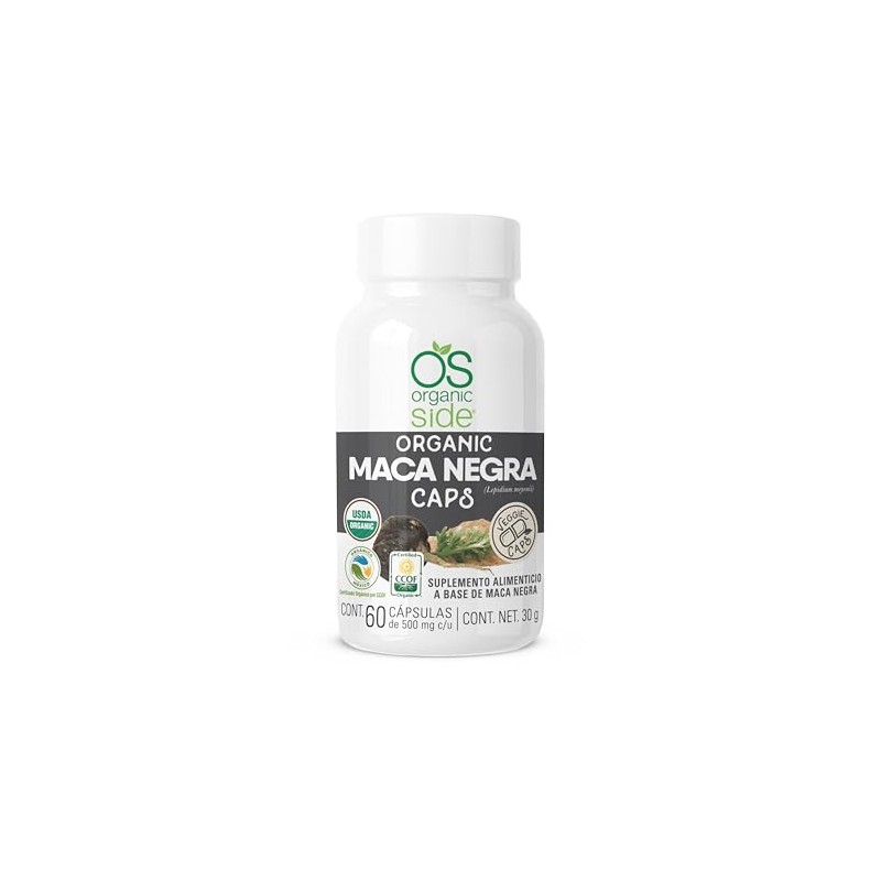 MACA NEGRA ORGÁNICA - 60 CAPSULAS - USDA