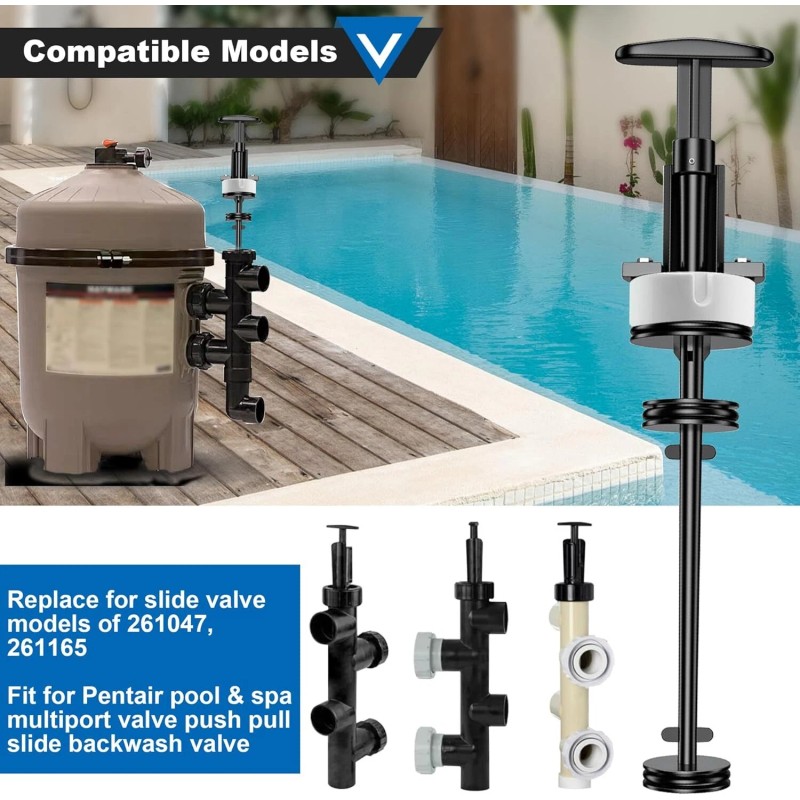 for Pentair FNS and FNS Plus Push Pull Backwash Valve