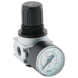 Fittingstore - Pressure Regulator Series 0, 1450 l/min - Pressure Regulator Compressed Air Regulator (G 1/4 Inch - 0.1 to 3 bar)