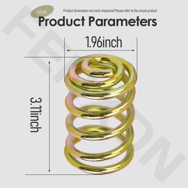 2 Pcs 283516 Compression Seat Spring Compatible with Grasshopper, Joh-n Deere Cu-b Cadet Zt1 Mower Seat Part