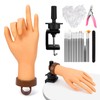 Yokilly Practice Hand for Acrylic Nails, Bendable Soft Nail Practice