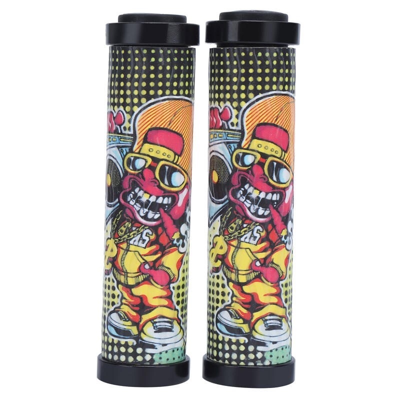 Handlebar Grips Fashionable Pattern Comfortable Cycling Equipment for Mountain BikesF