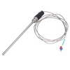 K Type Thermocouple Shielded Wire Temperature Sensor Probe 0‑800℃ 200mm