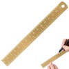 15cm Vintage Brass Ruler Copper Ruler Straight Ruler Drawing Ruler