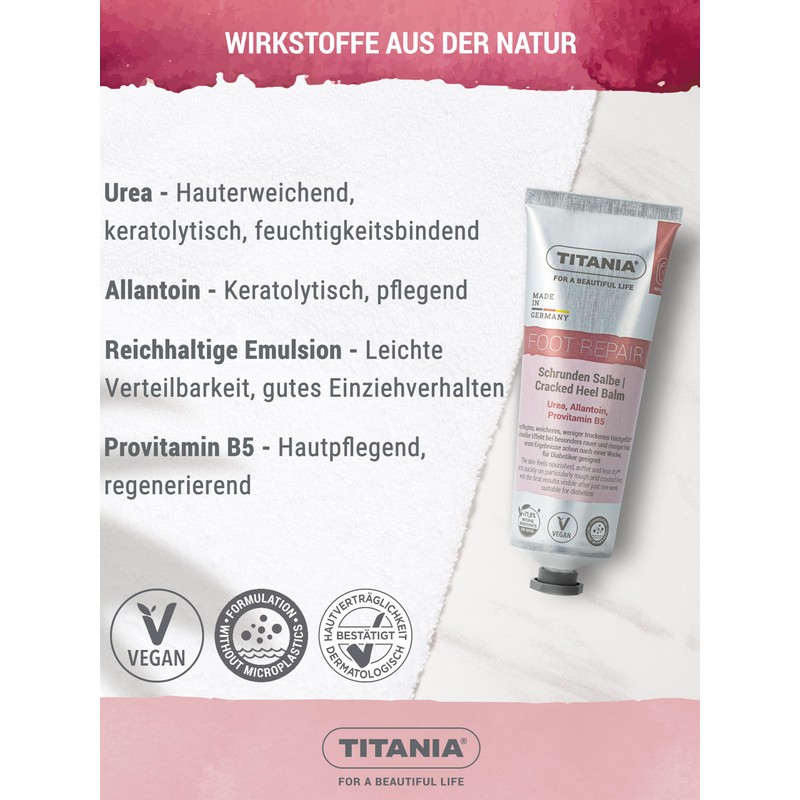 TITANIA Cracked Ointment for Cracked & Dry Feet - First