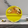 Funny Round Phone Stand,Cute Phone Stand for Desk,Resin Yellow Cheese