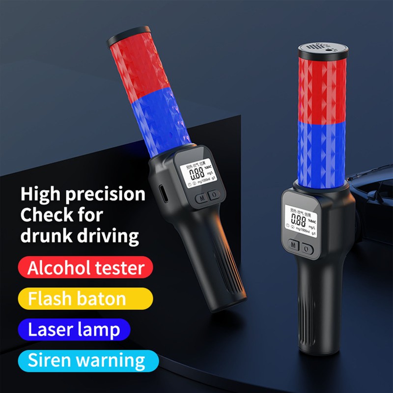 Alcohol Tester Handheld High Accuracy Intelligent Voice Announcement Type C