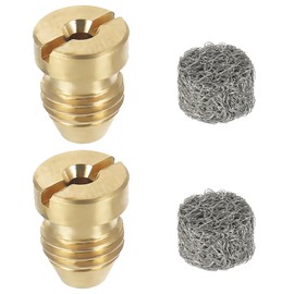 EPLZON 1.1 mm Foam Cannon Orifice Nozzle and Foam Maker Adapted to Snow Foam Lance and Thread Nozzle Tips (2Pcs Foam nozzle + 2Pcs foam maker)
