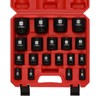 MIXPOWER 19 Piece 1/2-Inch Drive Standard Impact Socket Set, SAE,
