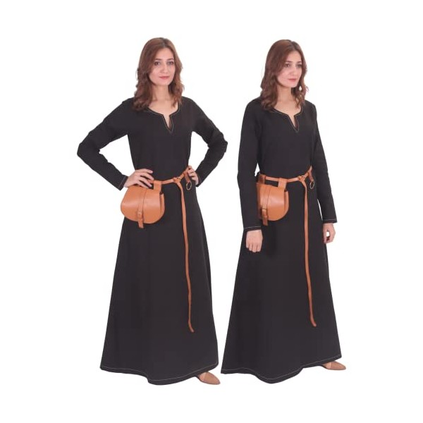 byCalvina Costumes Freya Viking Medieval Women Dress Made in Turkey,Blc-S