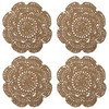 Phantomon 8 Inch Doilies Crochet Round Lace Doily Handmade Placemats