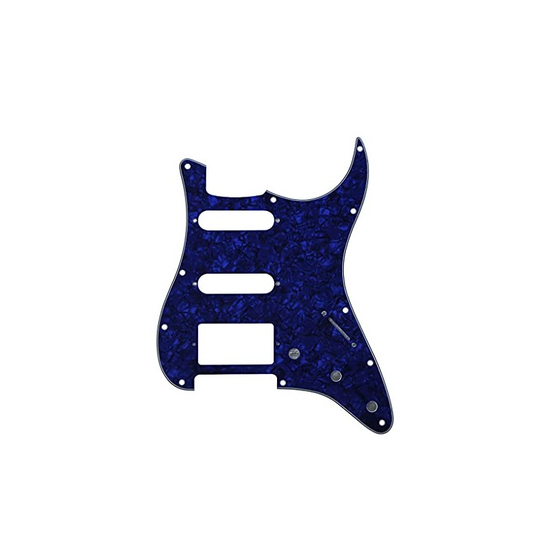 Guitar Anatomy Stratocaster HSS Humbucker Pickguard Scratchplate to Fit Fender
