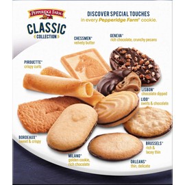 Pepperidge Farm Cookie Collections Chocolate 9 Cup Cookies, 18 Count(Pack of 2 boxes) - 7 Cookie Varieties, 13 OZ