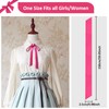 Mantieqingway Bow Tie for Women, Satin Ribbon Girls Self-tie Bowtie