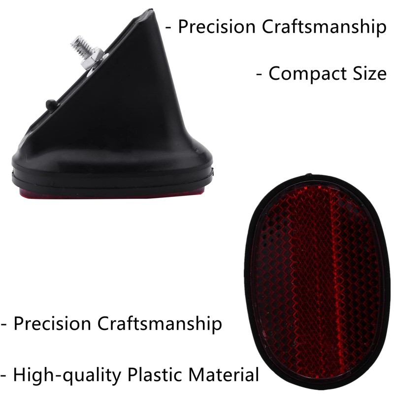 FJYXCHENXM 2 Pack Bicycle Rear Tail Warning Reflector Professional Bike