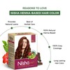 Nisha Natural Henna Powder For Hair Colour, Red Brown Hair,