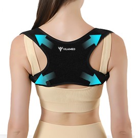 VILAMED Posture Corrector SIZE L Posture Corrector Women Men, Comfortable Upper Back Brace posture corrector, Adjustable Posture Straightener, Support for Better Posture