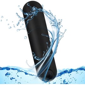 Percussion Handheld Electric Back Massager - Mini Waterproof&Rechargeable Handheld Deep Tissue Neck Back Massager（Black）