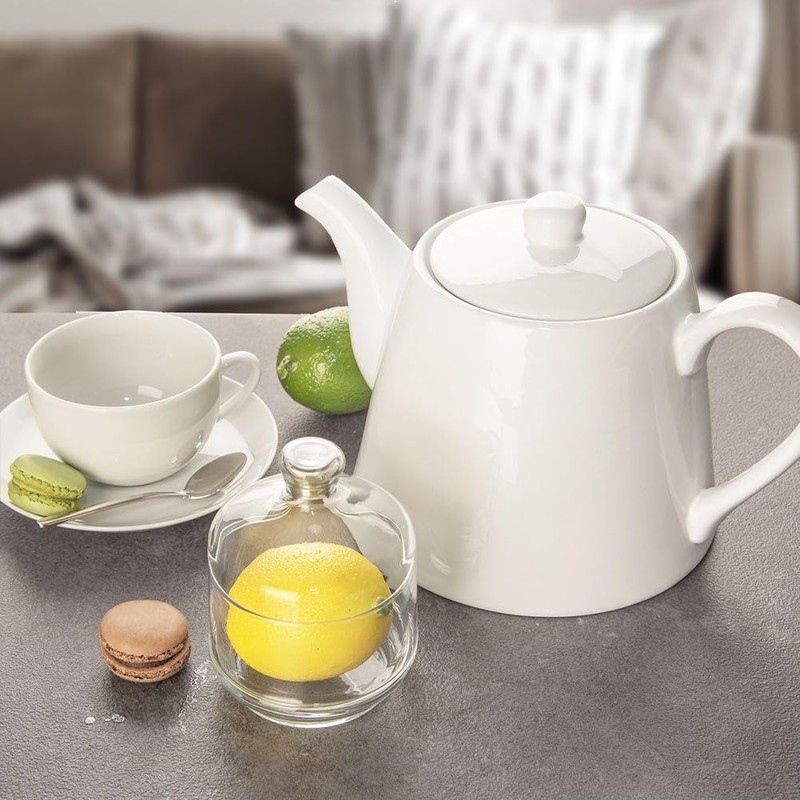 Vilde Lemon Glass Container with Lid, Lemon Bell, Glass Bell,