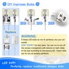 Heifymi G8 Led Light Bulbs 0-100% Dimmable 20W 25W Halogen