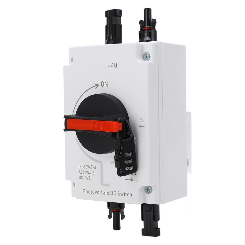 PV Solar Disconnect Switch 32A 4P IP66 Waterproof Photovoltaic Isolator