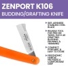 Zenport K106 Budding & Grafting Folding Knife, 2.25 Inch Blade