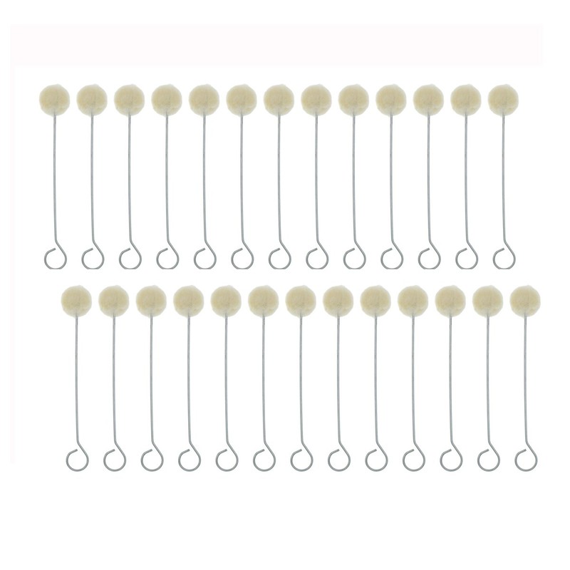 50 Pieces Wool Daubers Ball Brush Leather Dye Dauber Dyeing