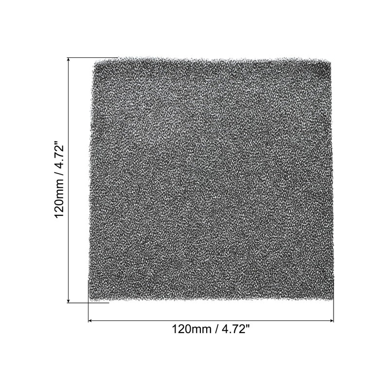 PATIKIL 120mm Filter Foam Sponges, 5 Pack Sponge Sheet Replacement
