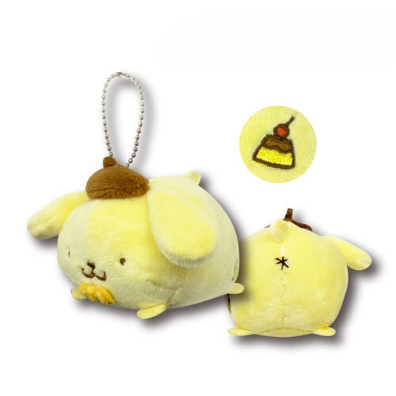 Hatayama Shoji Sanrio 34202423 Mochi Mochi Nesobe Mascot, Pompom Pudding,