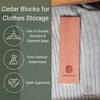 Ceddera Cedar Hang Ups 14 Pack | Natural Cedar Blocks